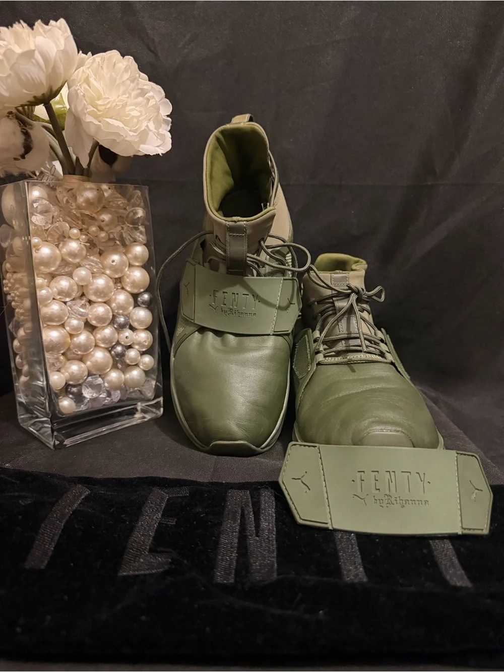 Men’s Olive Tactical-Style Sneakers
